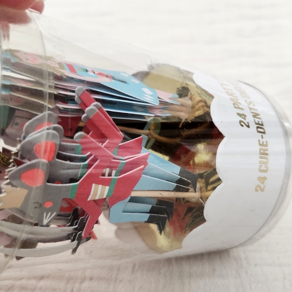 Meri Meri Christmas Nutcracker Ballet Party Picks Cupcake Toppers - Set of 24 - Picture 6 of 7